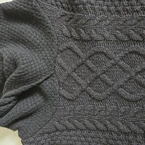 Scotch & Soda Black Cowl Neck Sweater